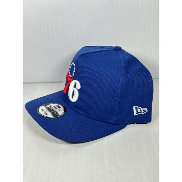 New Era Philadelphia 76ers NBA A-Frame 9FIFTY Snapback Hat Adjustable Cap NWT - Picture 2 of 5